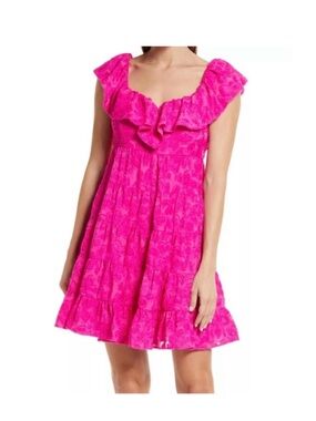 Lilly Pulitzer Berry Soirée Emie Tiered Clip Chiffon Dress